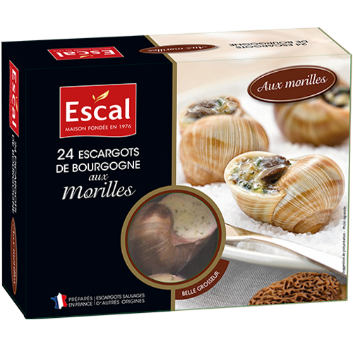 24 ESCARGOTS DE BOURGOGNE - Escargots et apéritifs surgelés ESCAL